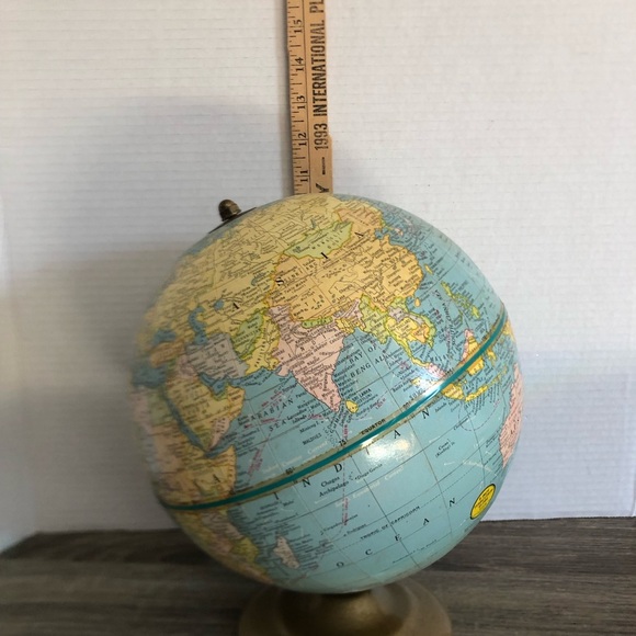 Vtg George F Cram 9 Inch Terrestrial Globe - Picture 12 of 14